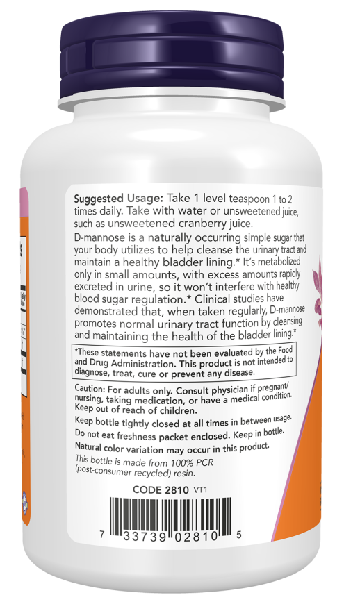 Now D-マンノース ピュアパウダー 85グラム