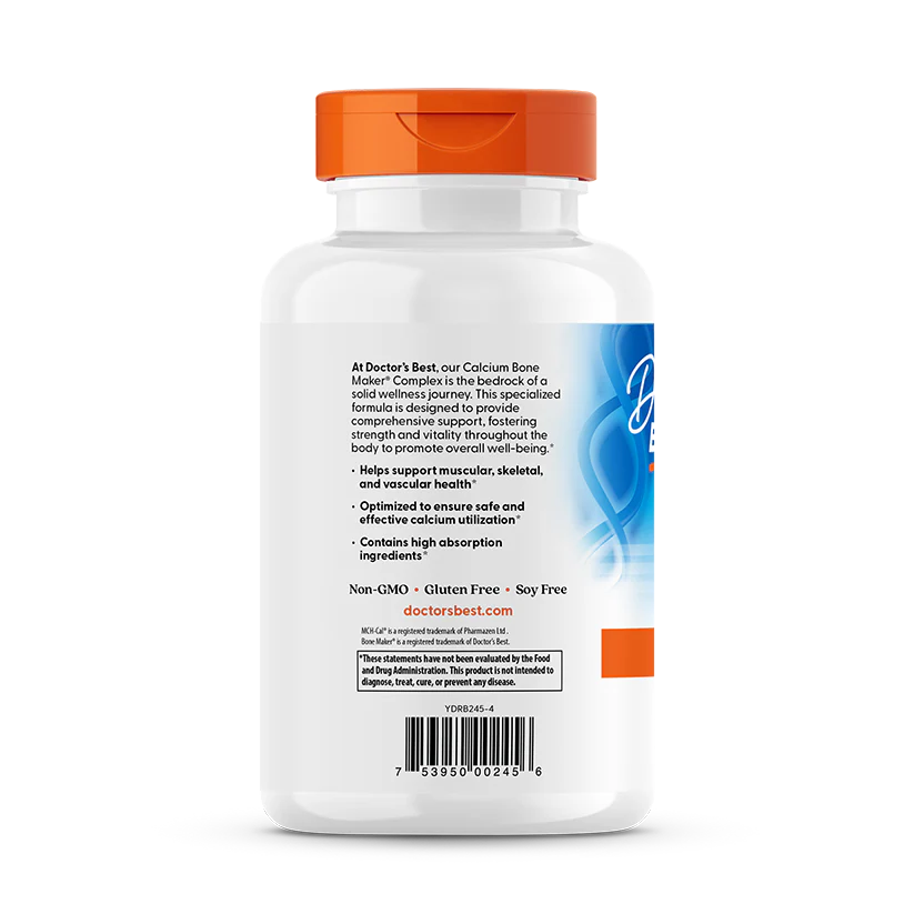ドクターズベスト カルシウム ボーンメーカー コンプレックス MCHCalとVitaMK7カプセル 180錠