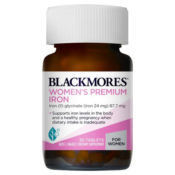 Blackmores Women's Premium Iron Tablets 30