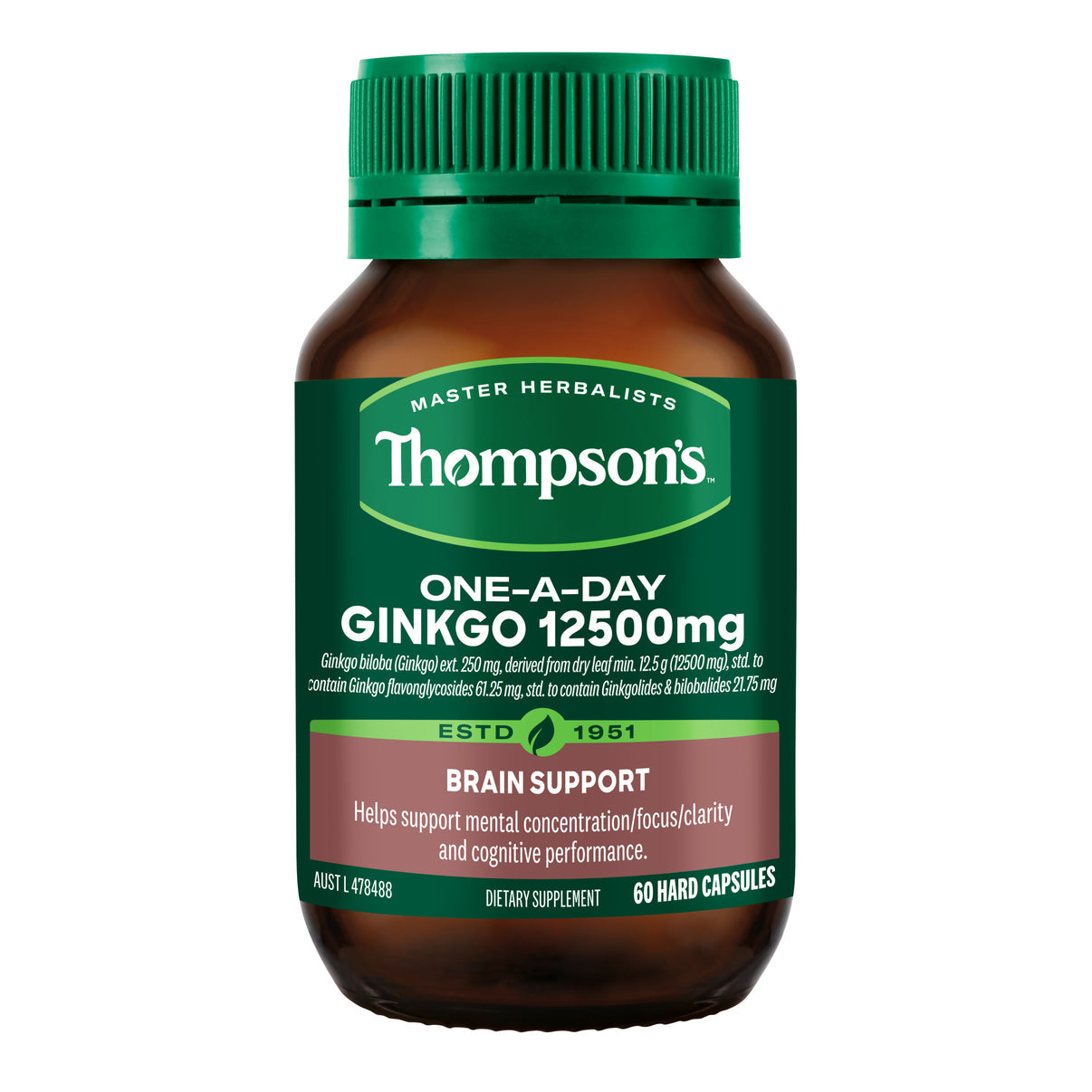 Thompson's One-A-Day Ginkgo 12500mg