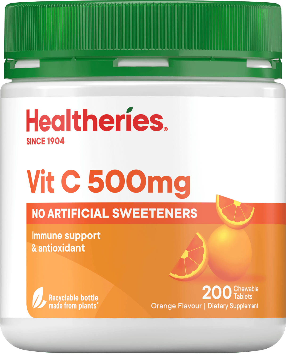 Healtheries Vit C 500mg Chewable Tablets Orange