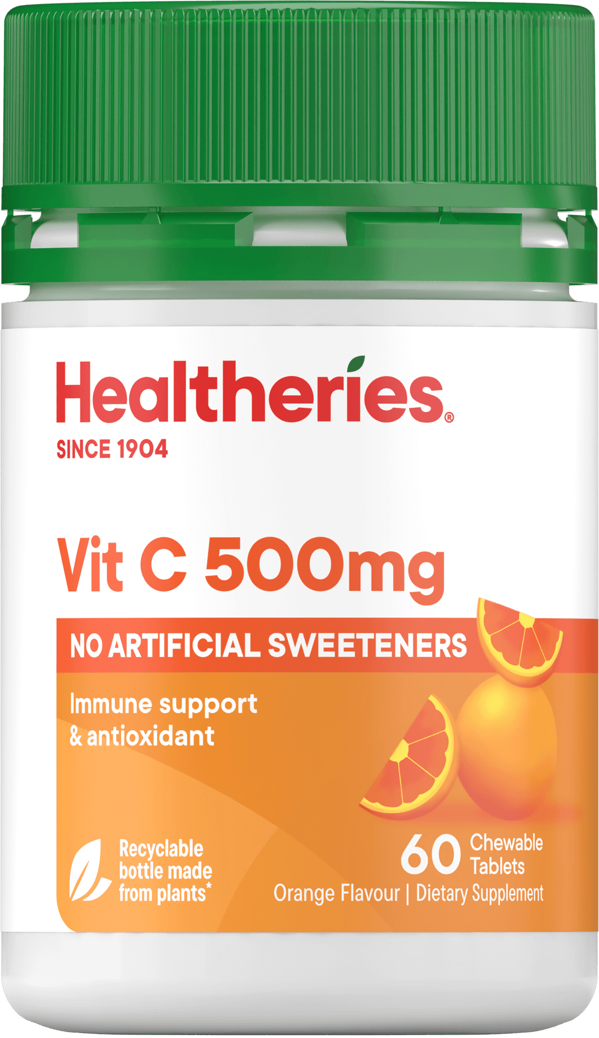 Healtheries Vit C 500mg Chewable Tablets Orange