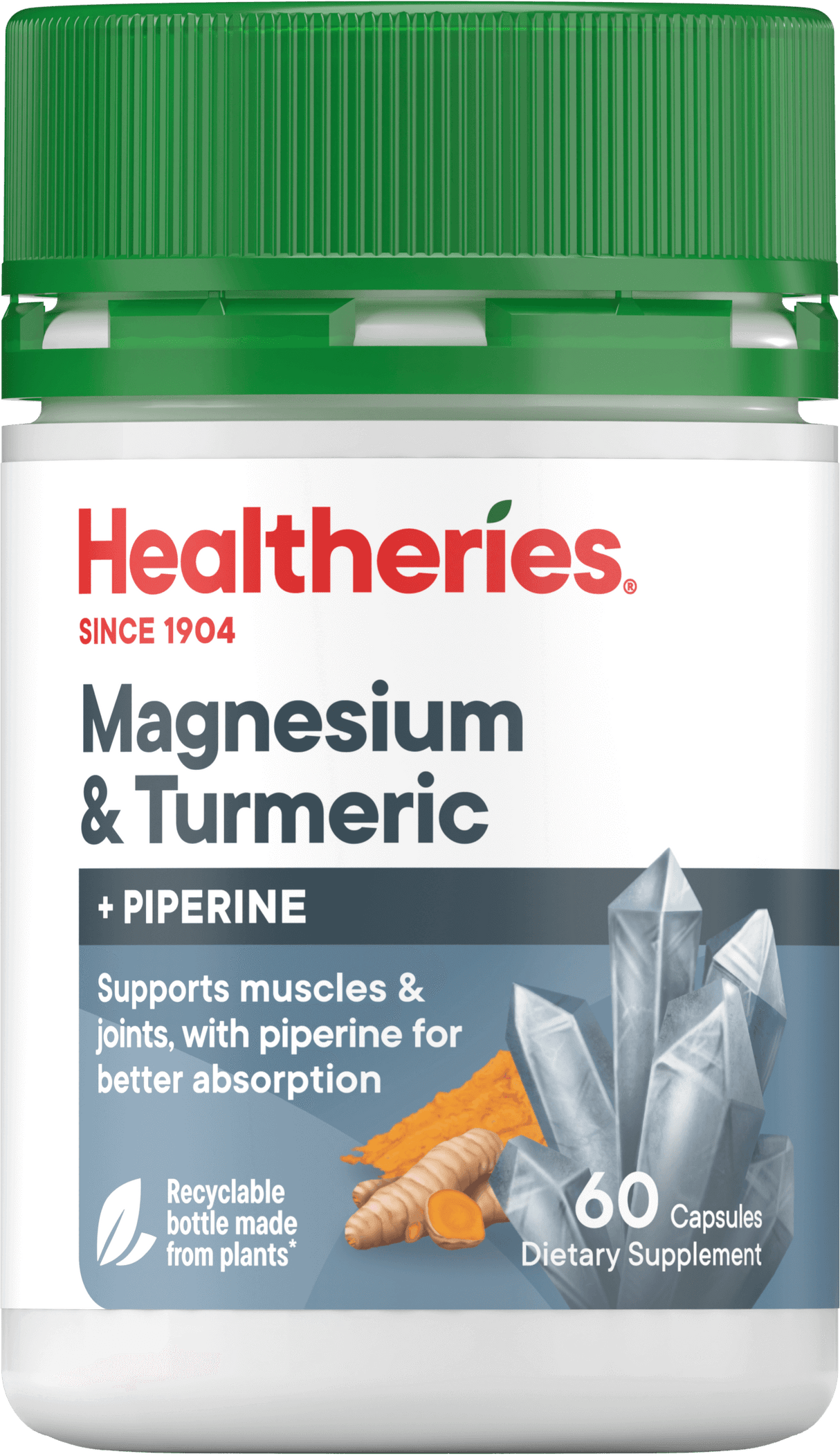 Healtheries Magnesium + Turmeric