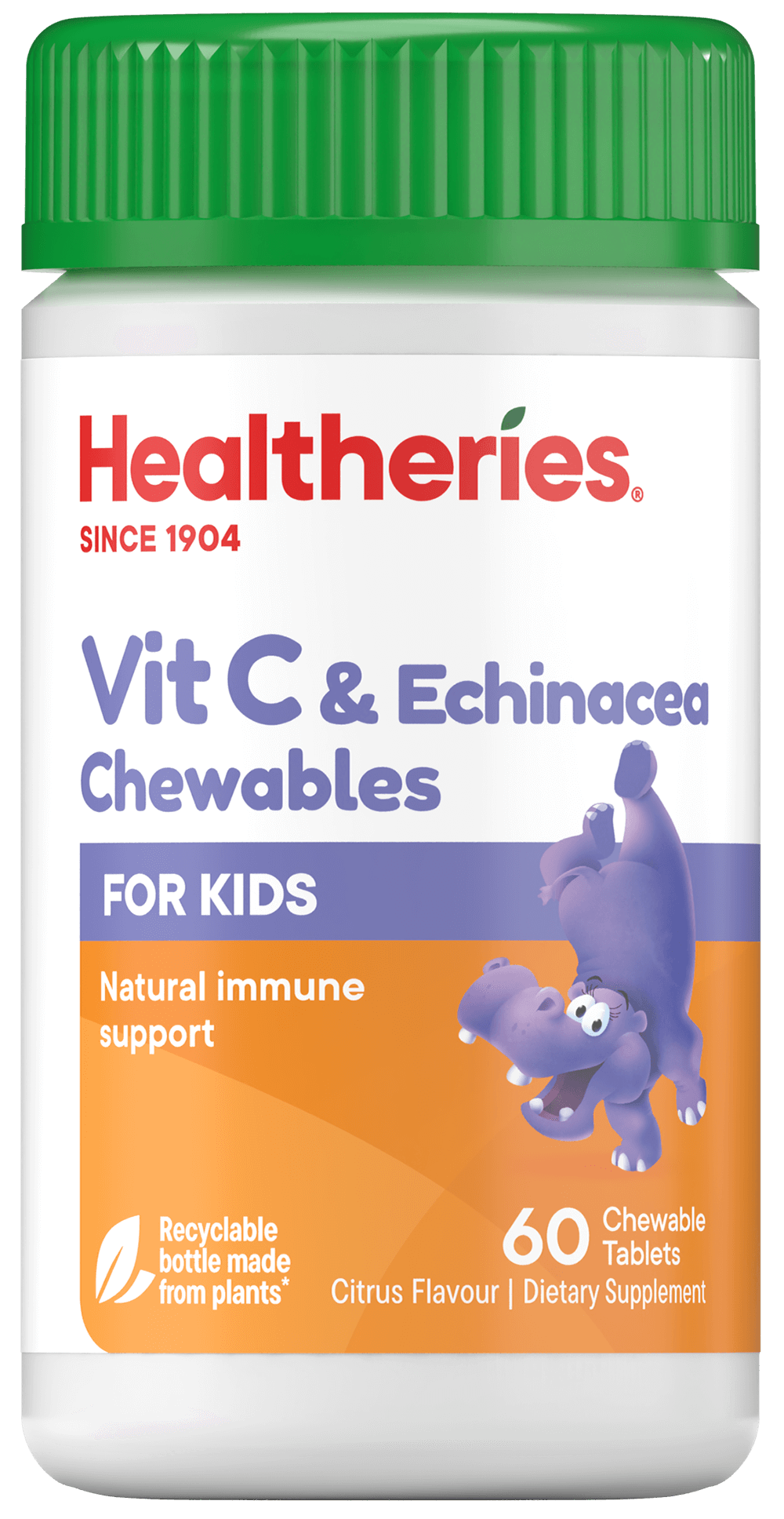 Healtheries Vit C Plus Echinacea Chewable Tablets