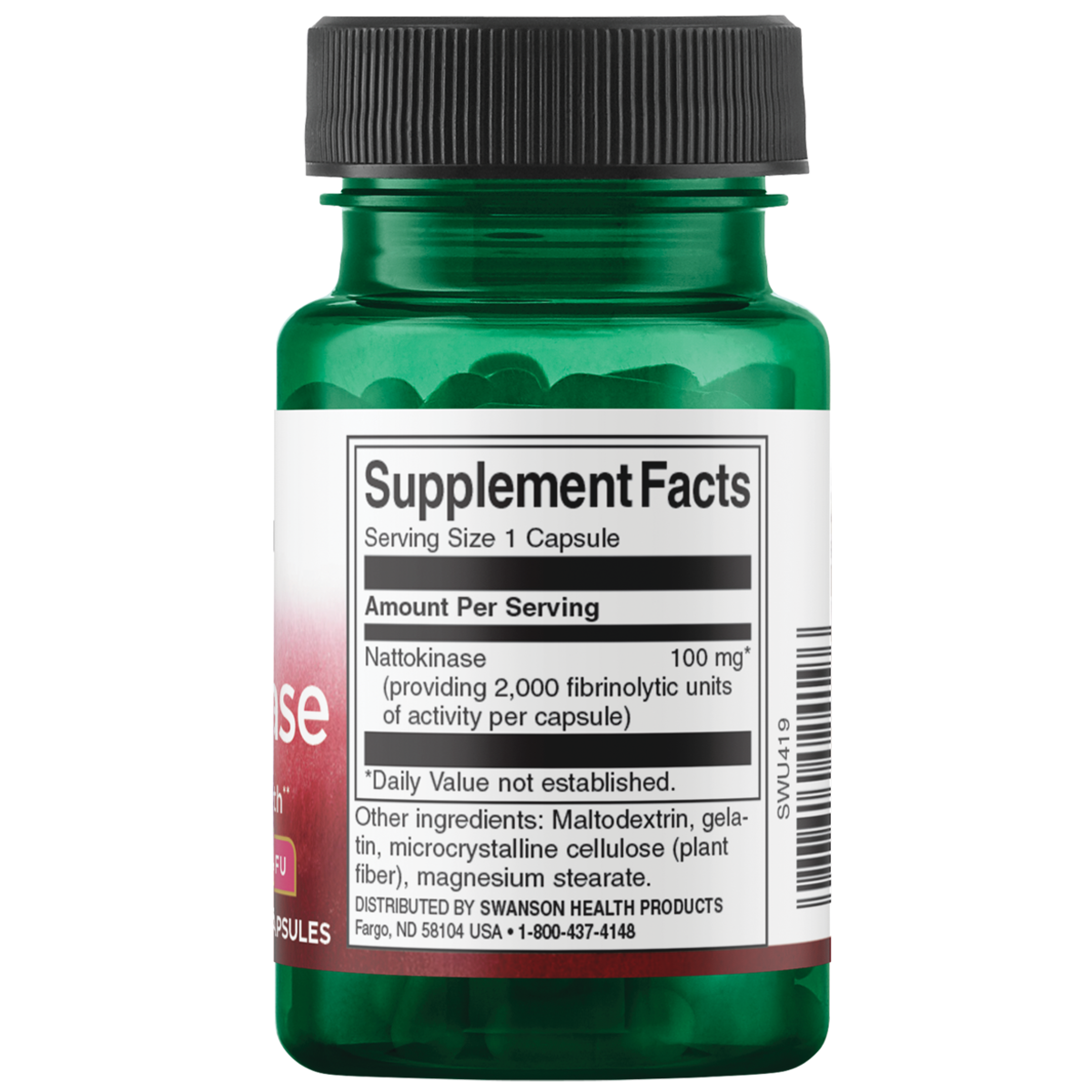 スワンソンナットウキナーゼ2000線維素溶解単位100mg 30