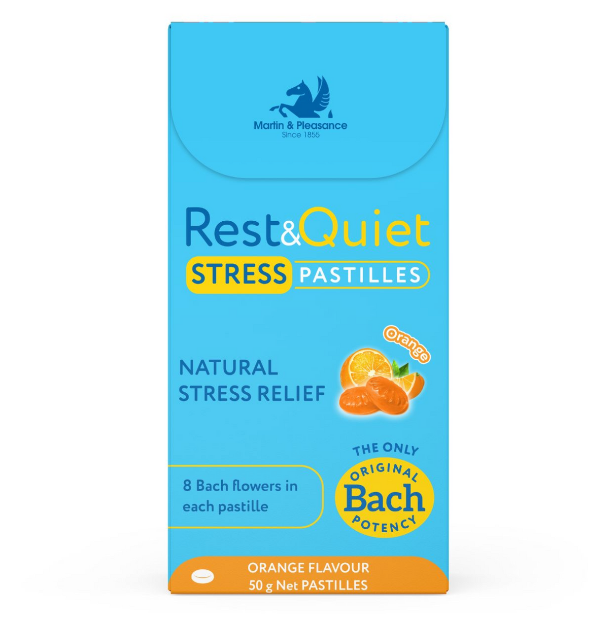 Martin & Pleasance Rest&Quiet Stress Orange Pastilles 50g