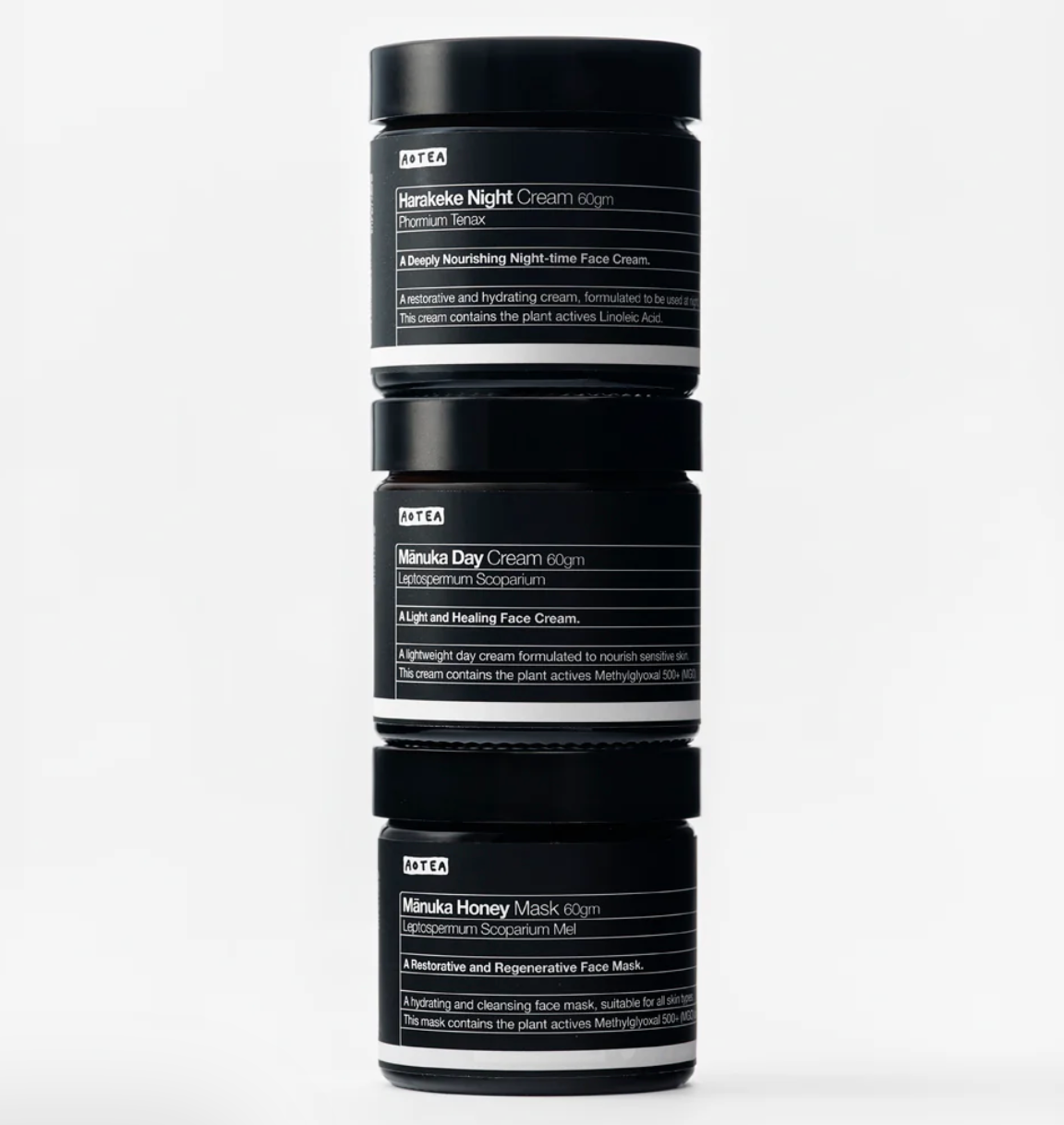 Aotea Skincare Pack (3x60g)