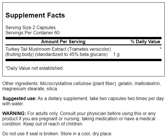 スワンソン ターキーテールマッシュルームカプセル 120錠