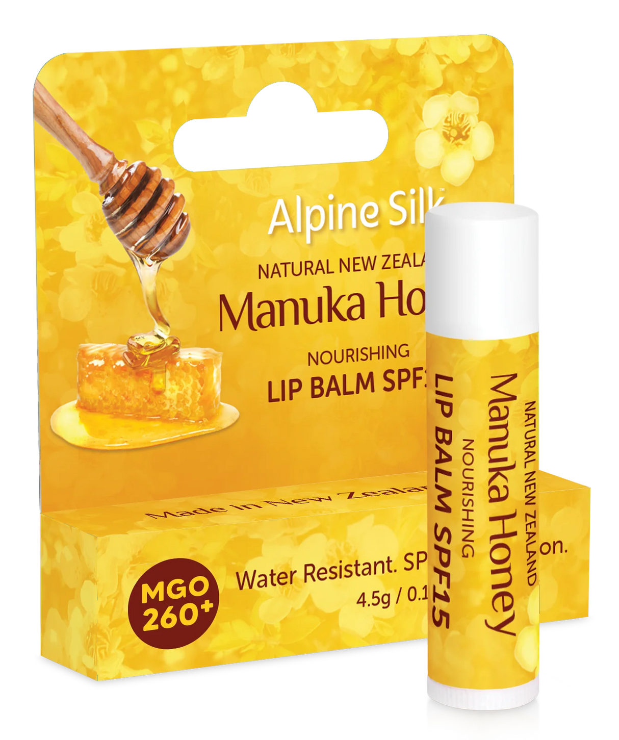 アルパインシルク マヌカハニー SPF15 リップバーム 4.5g