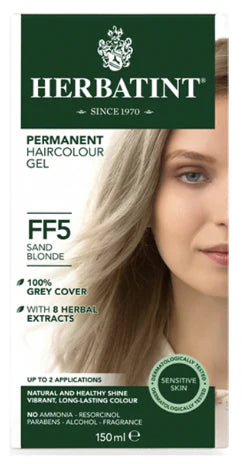 Herbatint Permanent Herbal Haircolour Gel -Sand Blonde FF5