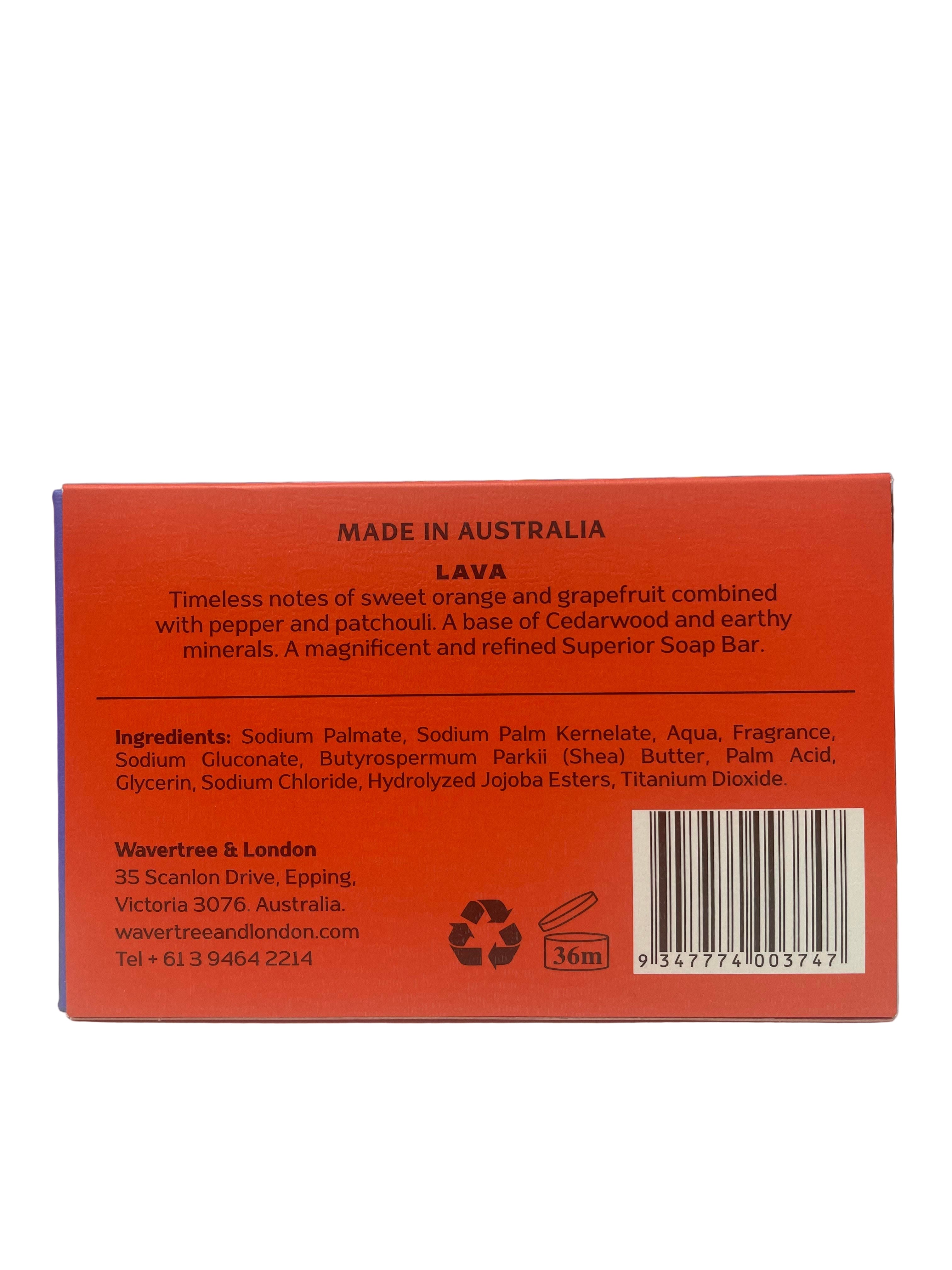 Wavertree & London Mr London Lava Scented Soap Bar for Men - 10oz (280g)