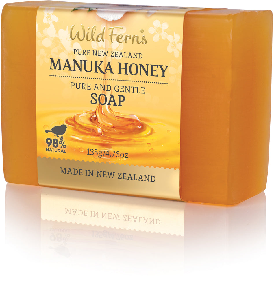 ワイルドファーンズ マヌカハニー ピュア&ジェントルソープ 135g (新商品)