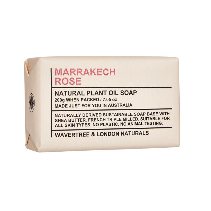 Wavertree & London  Marrakech Rose Soap Bar 200g