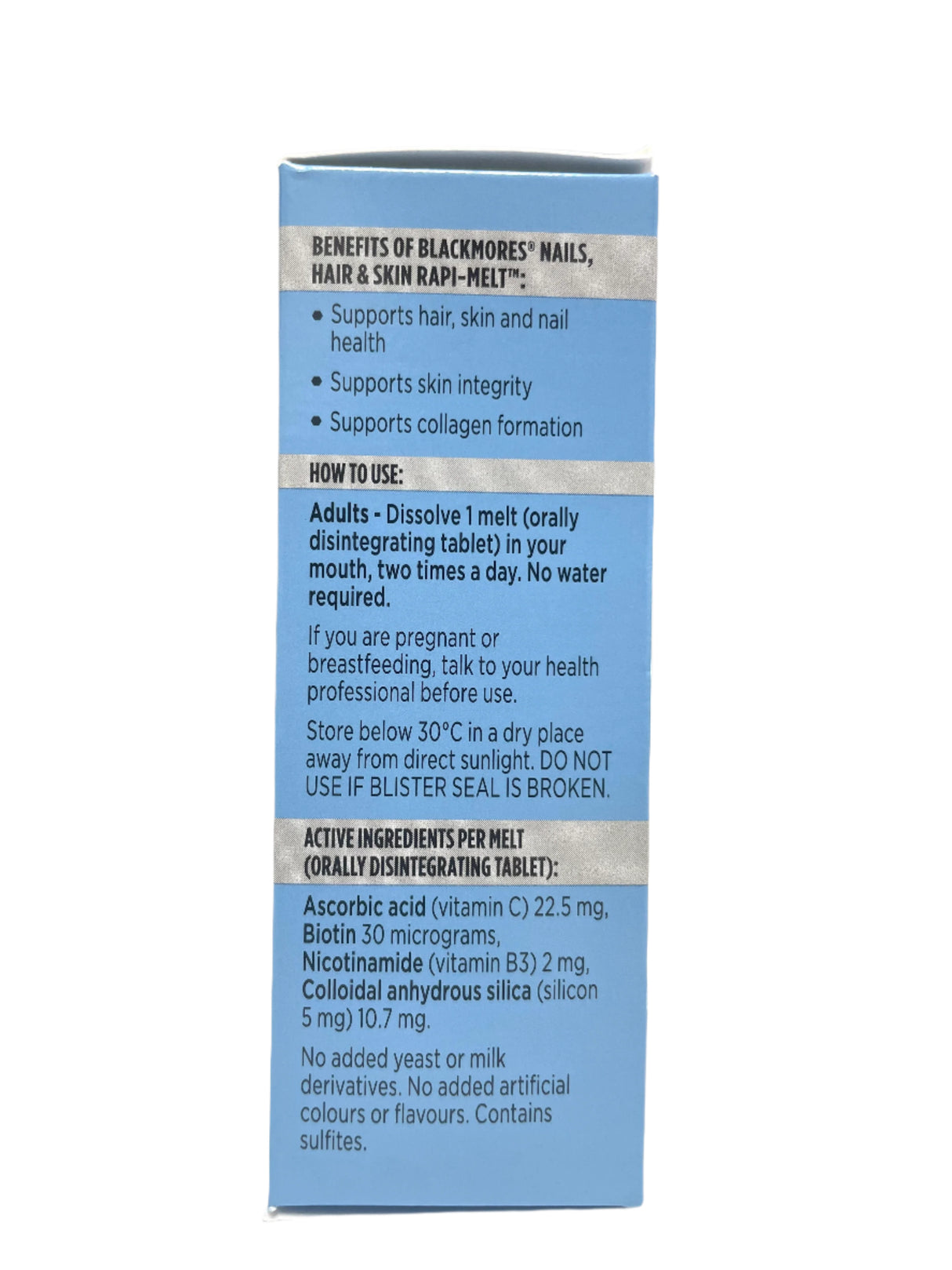 ブラックモアズ ネイルズ、ヘア&スキン ラピメルト 60 メルト