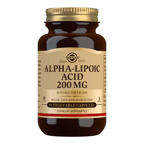 ソルガー アルファリポ酸 200mg 植物性カプセル 50錠