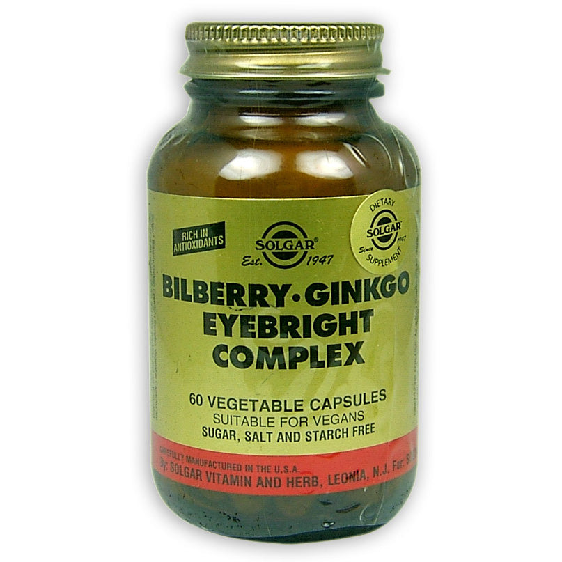 ソルガー ビルベリー・イチョウアイブライトコンプレックス ベジカプセル 60粒