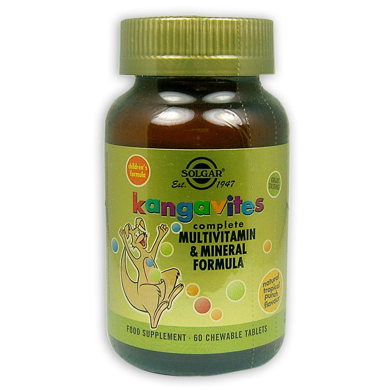 ソルガー カンガビテス マルチ&ミネラルフォーミュラ トロピカルチューイー 60粒