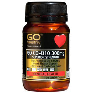 ゴーヘルシー ゴーコエンザイムQ10 + ビタミンD3 300mg 30錠