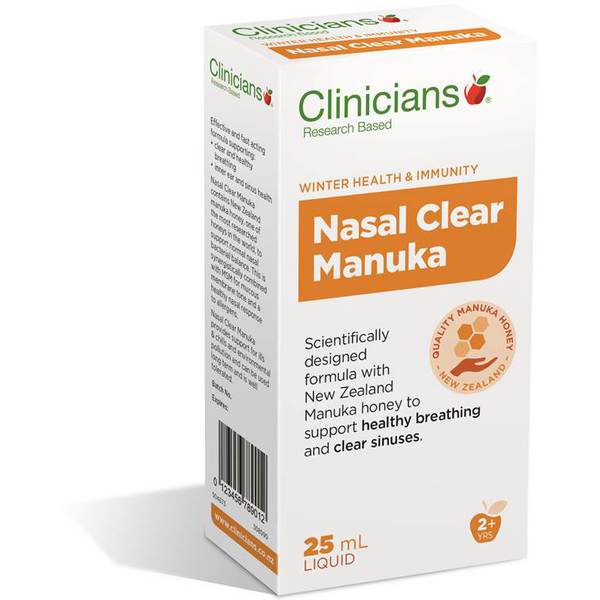 クリニシャンズ 鼻用クリアマヌカ 25mL 液体