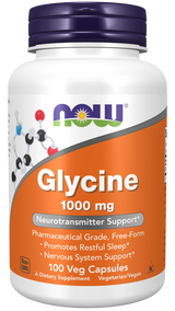 ナウ グリシン 1000mg ベジカプセル 100錠