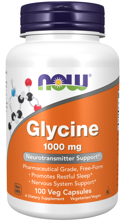 ナウ グリシン 1000mg ベジカプセル 100錠