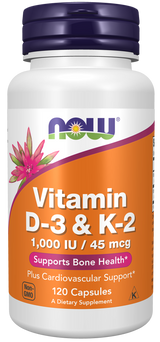 ナウビタミンD-3 1000 IU K-2 45 mcg カプセル 120