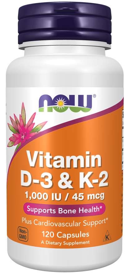 ナウビタミンD-3 1000 IU K-2 45 mcg カプセル 120