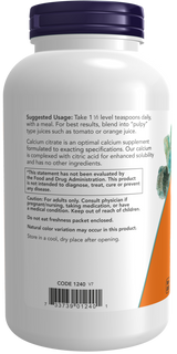 Now クエン酸カルシウム ピュア 227 g 粉末