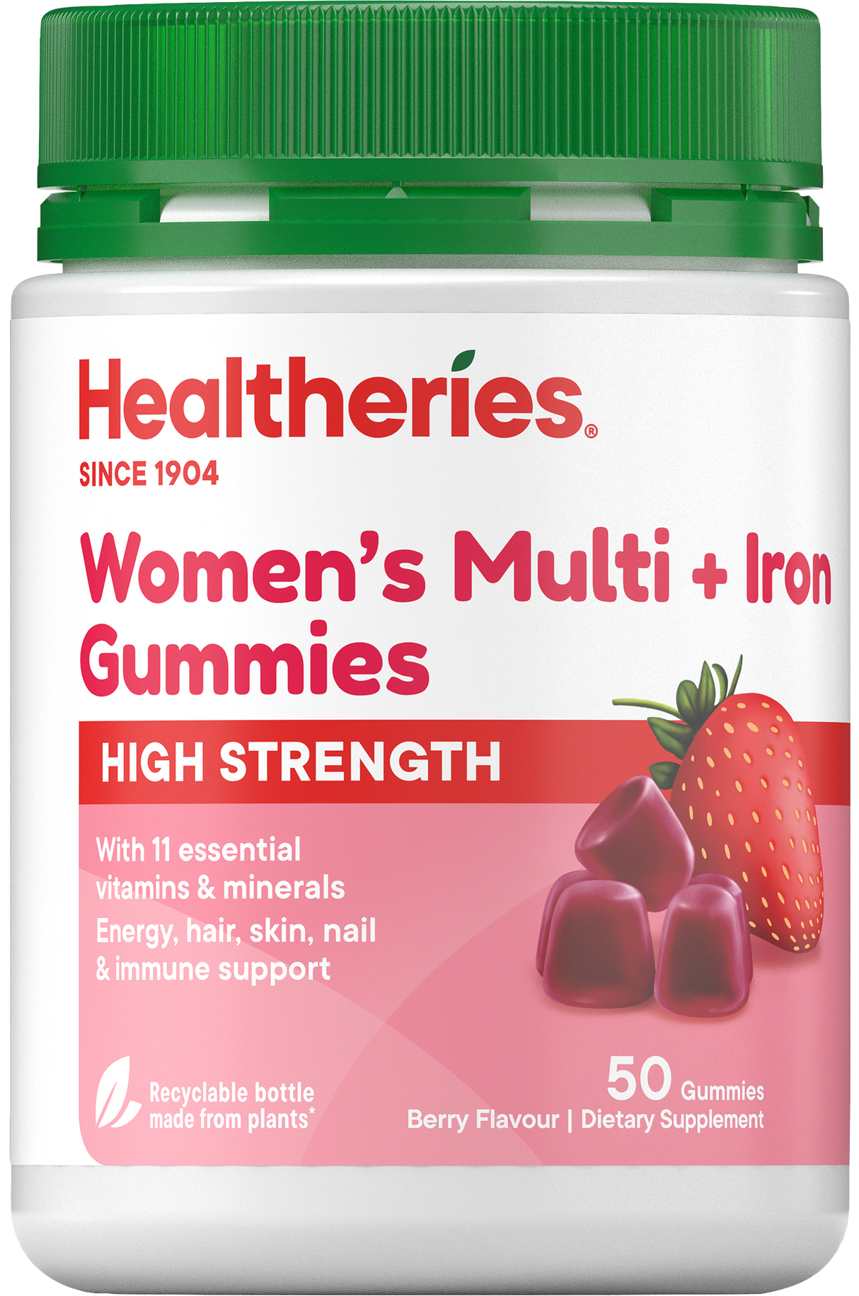 Healtheries High Strength Women's Multi + Iron Gummies