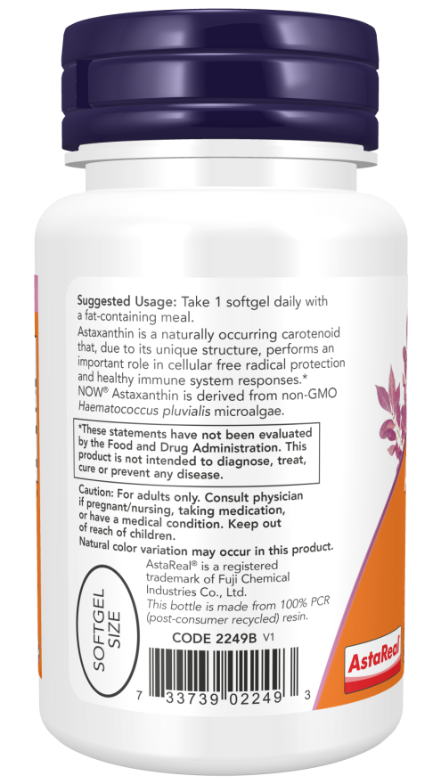 Now アスタキサンチン 10mg ソフトジェル 60錠