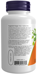 Now グラビオラ ダブルストレングス 1000mg タブレット 90錠