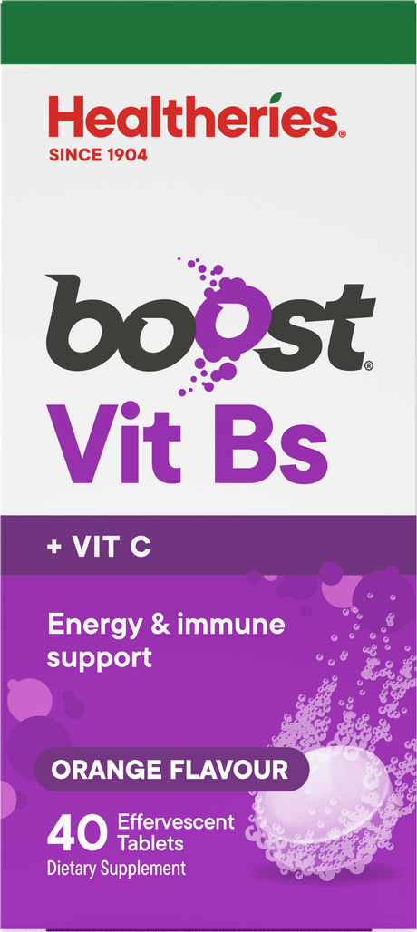 Healtheries Boost Effervescent Vit Bs Orange
