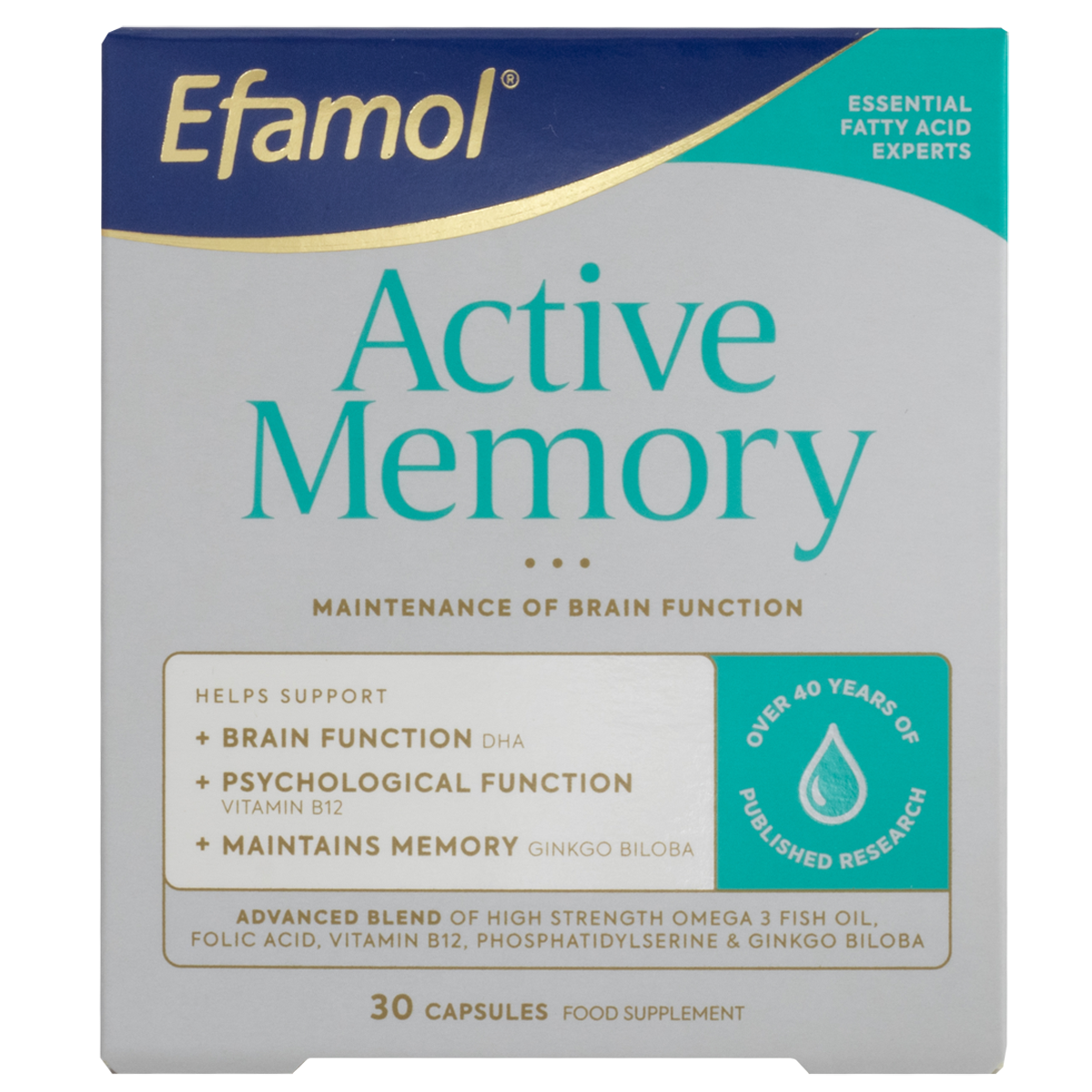 Efamol Active Memory Capsules 30