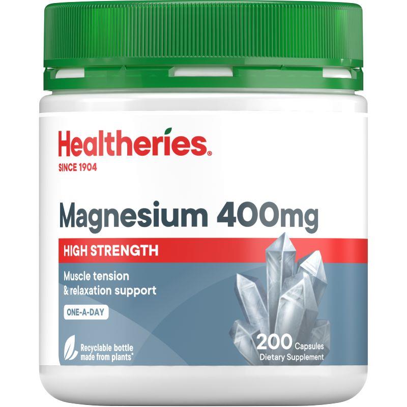 Healtheries Magnesium 400mg Capsules