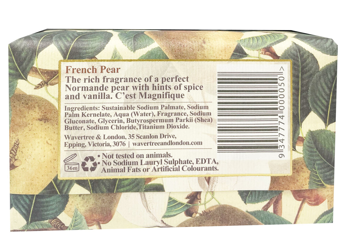 ウェーヴァーツリー＆ロンドン フレンチペアー ソープバー 200g