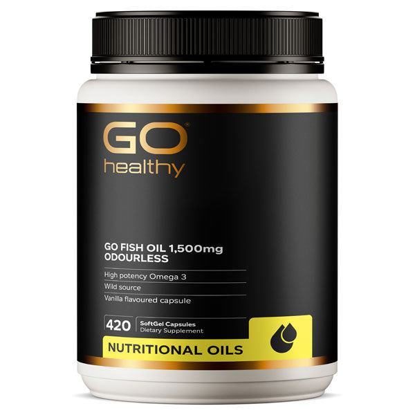 ゴーヘルシー ゴーフィッシュオイル 1,500mg 無臭カプセル 420錠