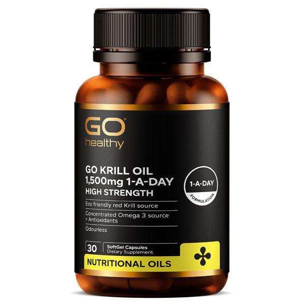 ゴーヘルシー ゴークリルオイル 1500mg 1日1回摂取 スーパーストレングスカプセル 30錠