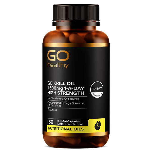 ゴーヘルシー ゴークリルオイル 1500mg 1日1回摂取 スーパーストレングスカプセル 30錠