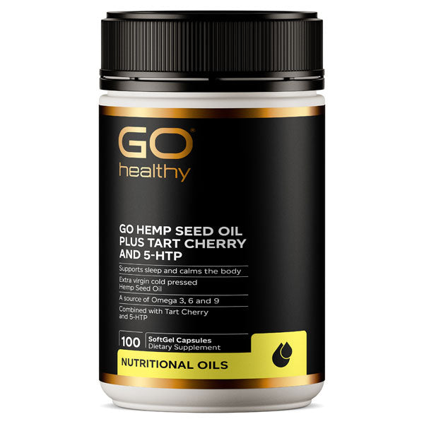 Go Healthy Go ヘンプシードオイル プラス タルトチェリー＆5-HTP 100s