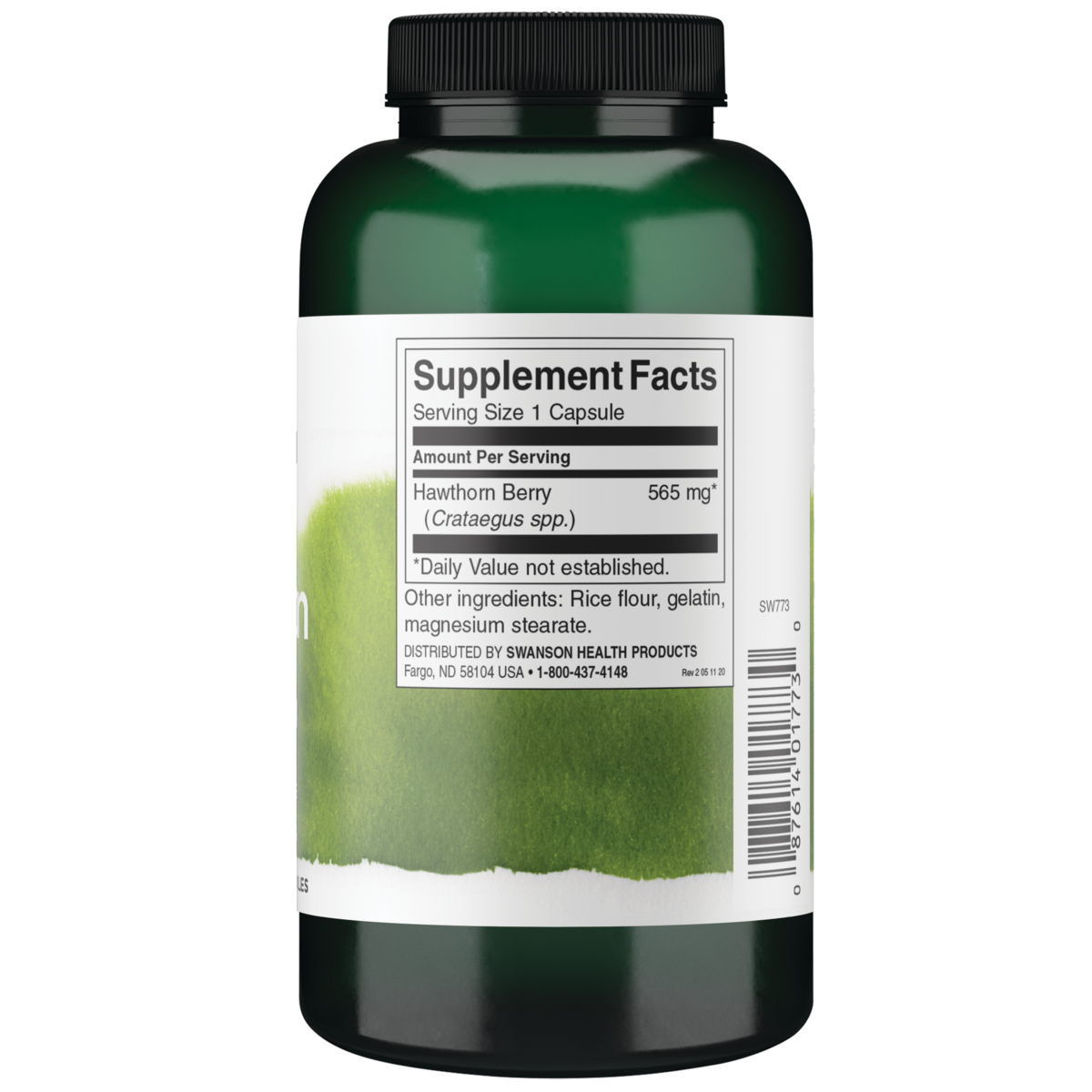 スワンソン ホーソーンベリーカプセル 565mg 250錠