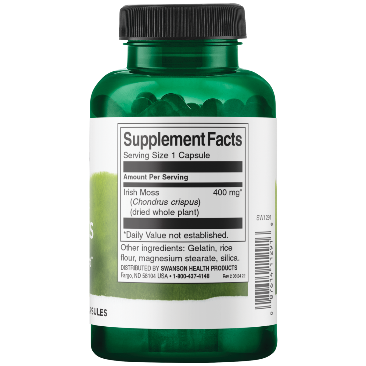 スワンソン フルスペクトラム アイリッシュモス カプセル 400mg 60錠