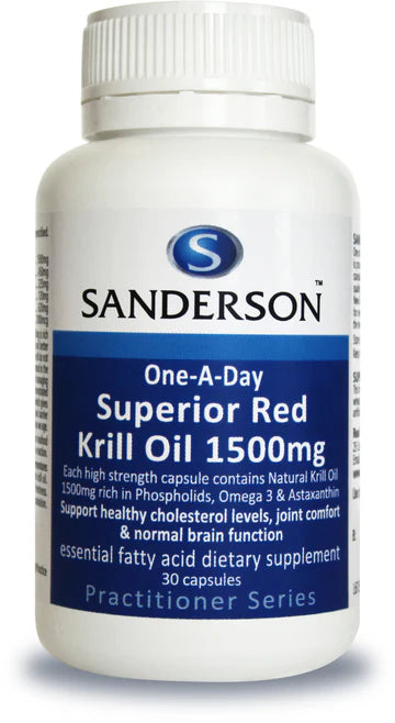 サンダーソン スーペリアレッドクリルオイル 1500mg カプセル 30錠