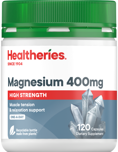 Healtheries Magnesium 400mg Capsules