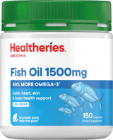 Healtheries Fish Oil 1500mg Capsules