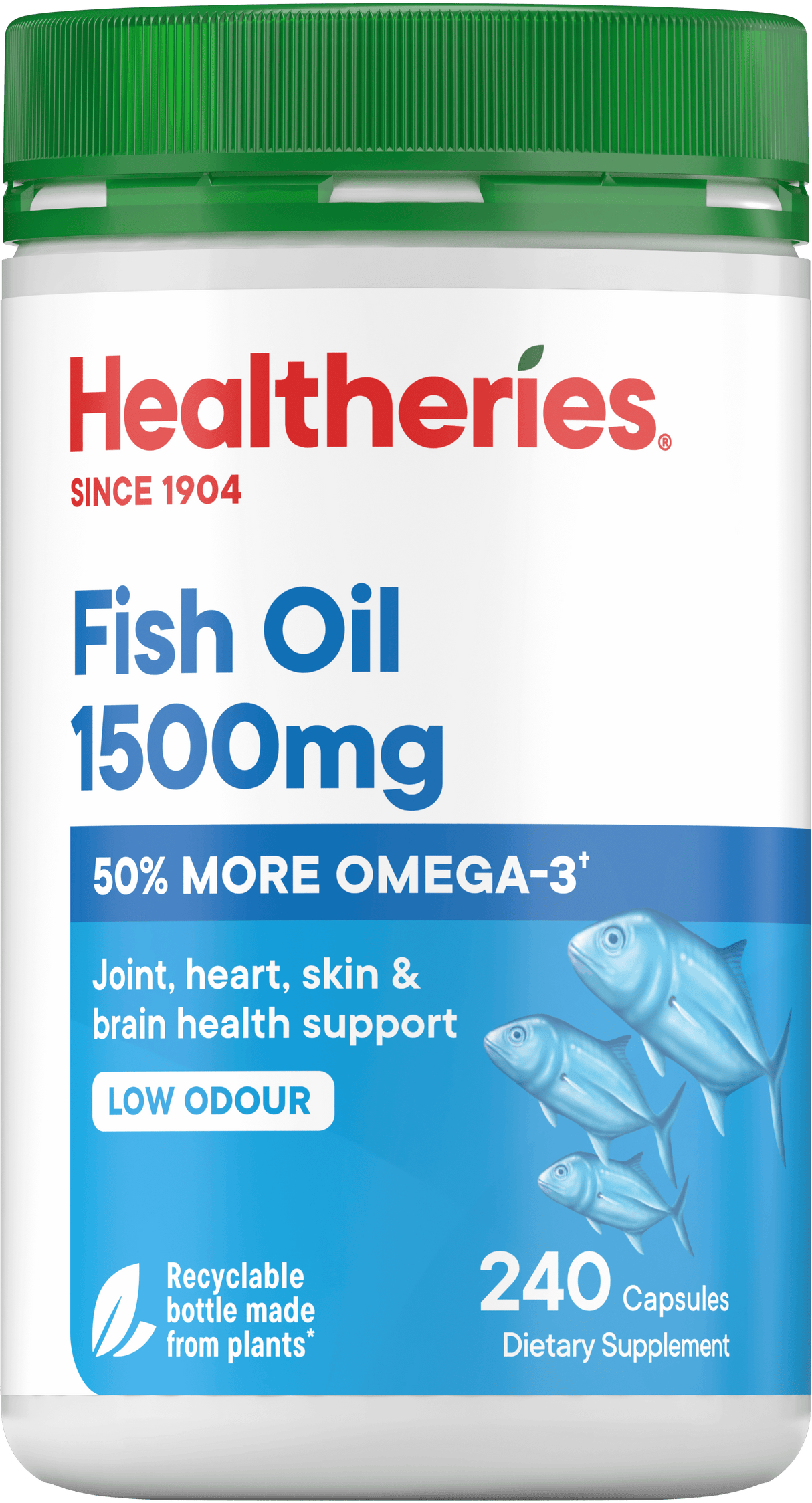 Healtheries Fish Oil 1500mg Capsules