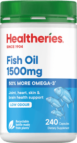 Healtheries Fish Oil 1500mg Capsules