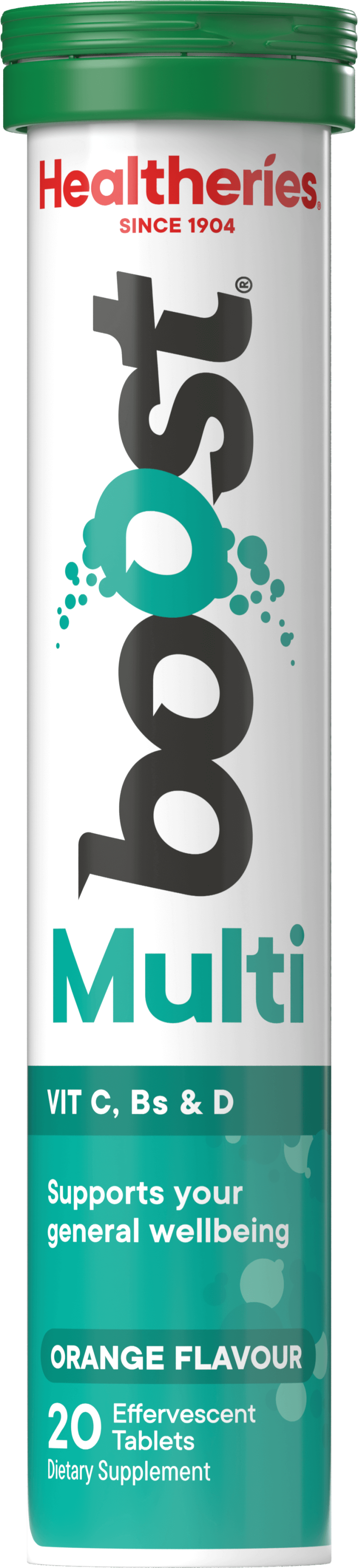 Healtheries Boost Effervescent Multi Orange