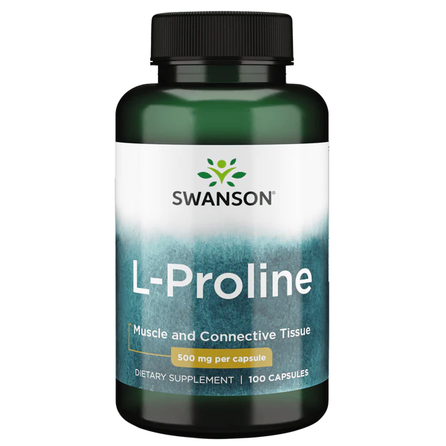 スワンソン L-プロリンカプセル 500mg 100錠