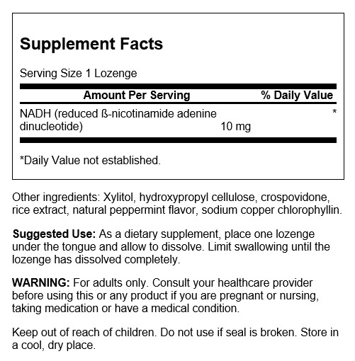スワンソン NADH ロゼンジ 10mg 30錠