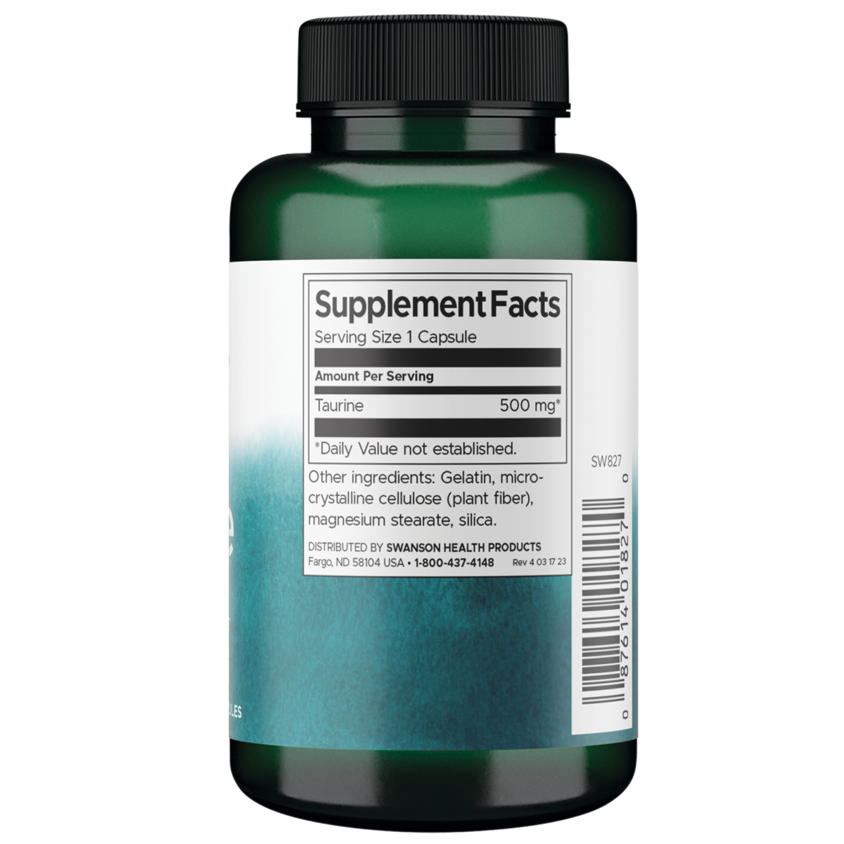 スワンソン タウリン 500mg カプセル 100錠